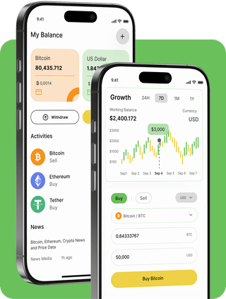 Lueur Placange interface de plateforme de trading avec données de marché en direct